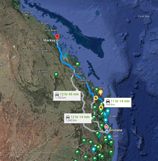 Brisbane to Mackay Backload Quote Mackay Backloading