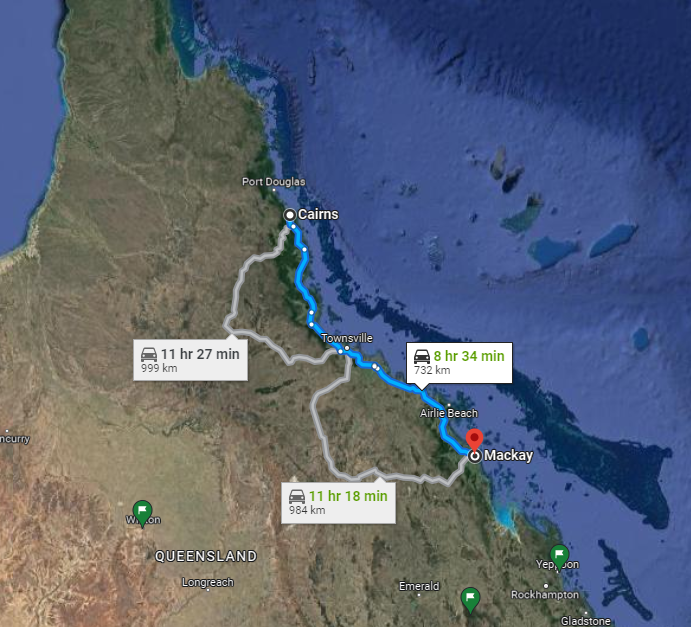 Cairns to Mackay Backloading Removalists