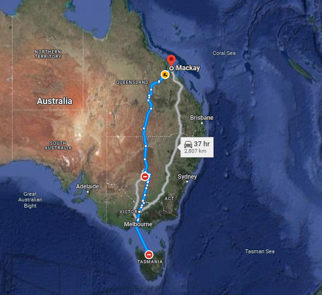 Devonport to Mackay Backloading Removalists