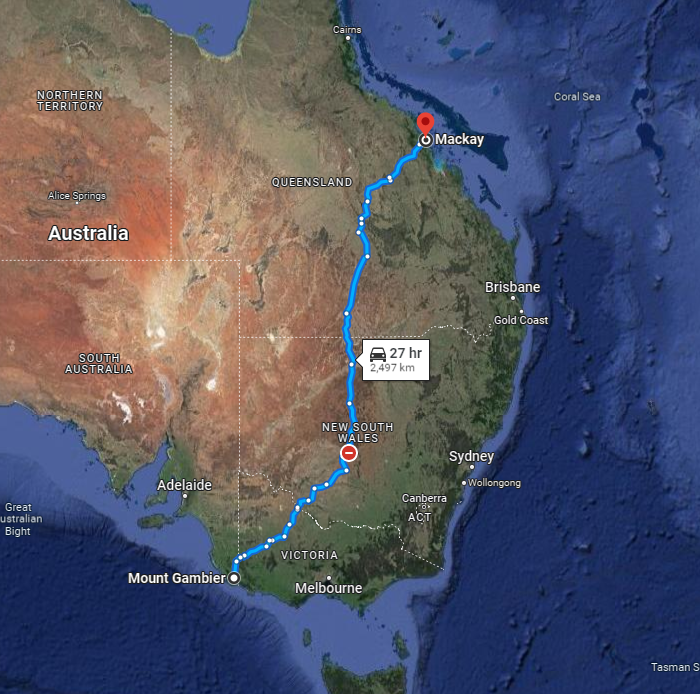 Mount Gambier to Mackay Backloading Removalists