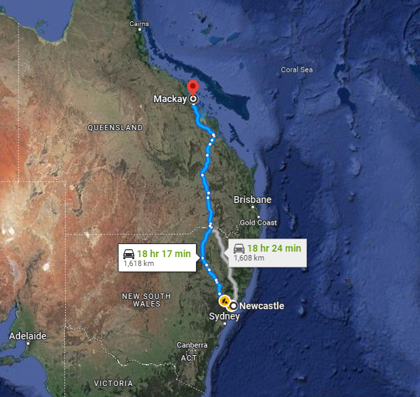 Rockhampton to Mackay Backloading Removalists