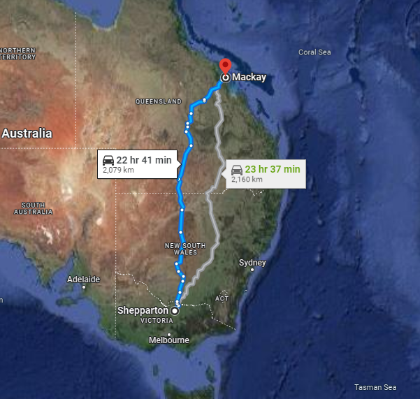 Shepparton to Mackay Backloading Removalists