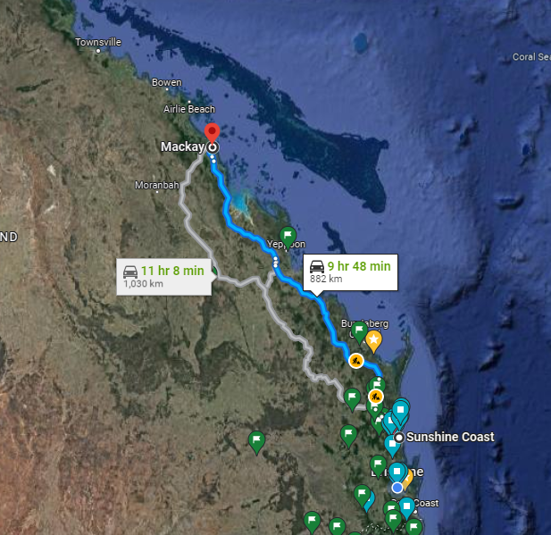 Sunshine Coast to Mackay Backloading Removalists