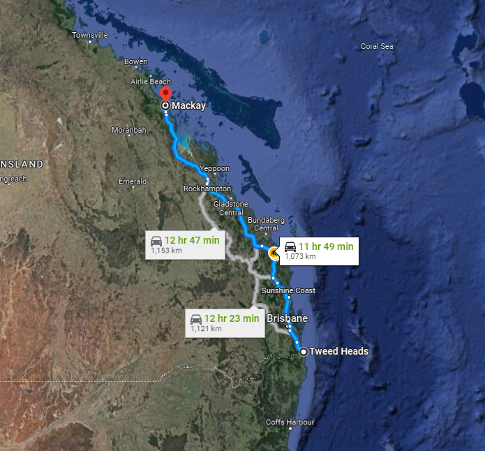 Rockhampton to Mackay Backloading Removalists