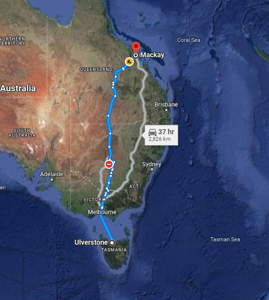 Ulverstone to Mackay Backloading Removalists